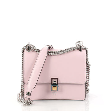 Fendi Kan I Handbag Leather Small Pink 3116602