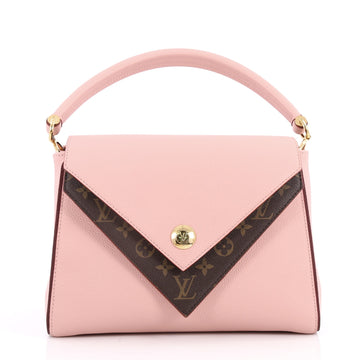 Louis Vuitton Double V Handbag Calfskin and Monogram 3116801
