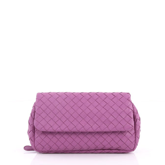 Bottega Veneta Expandable Chain Crossbody Bag Intrecciato Nappa Small Purple 3118602