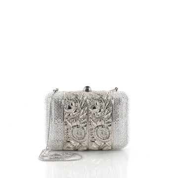 Judith Leiber Minaudiere Crystal Small Silver 3118901
