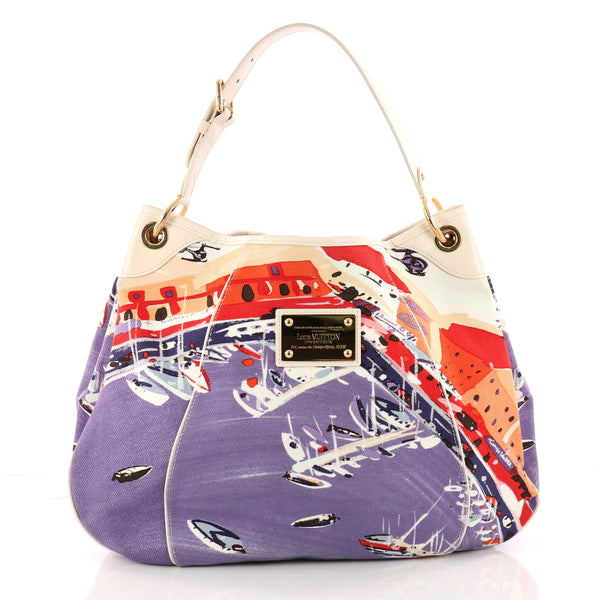 Louis Vuitton Galliera Handbag Riviera Cruise Canvas Purple 3119103