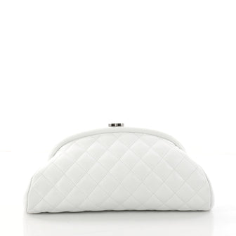 Buy Chanel Timeless Clutch Quilted Caviar White 3119901