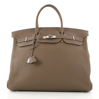 Hermes Birkin Handbag Brown Togo with Palladium Hardware 3120301