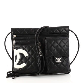 Chanel Cambon Waist Convertible Bag Quilted Leather 3125404