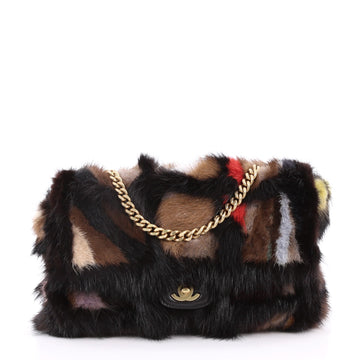 Chanel Multicolor Arm Candy Flap Bag Mink Medium Brown 3126602