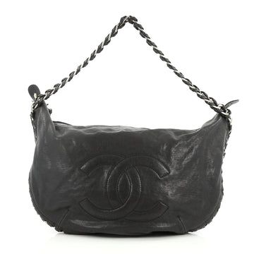 Chanel Modern Chain Hobo Calfskin Large Black 3127102