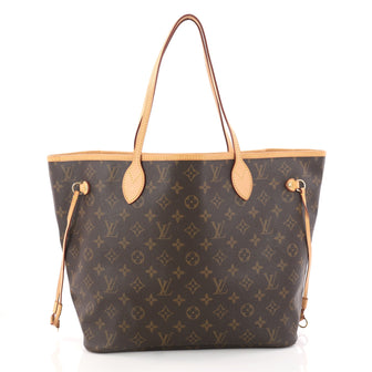 Louis Vuitton Neverfull Tote Monogram Canvas MM Brown 3127603