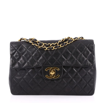 Chanel Vintage Classic Single Flap Bag Quilted Lambskin 3127801
