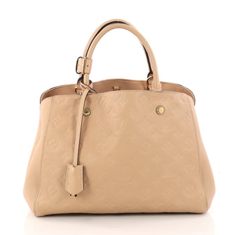Louis Vuitton Montaigne Handbag Monogram Empreinte Leather MM 3128101