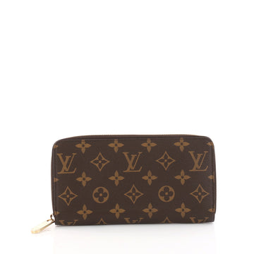 Louis Vuitton Zippy Wallet Monogram Canvas Brown 3128901
