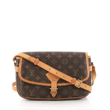 Louis Vuitton Sologne Handbag Monogram Canvas Brown 3129507