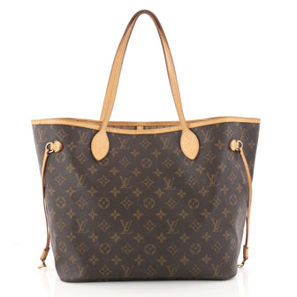 Louis Vuitton Neverfull Tote Monogram Canvas MM Brown 3129601