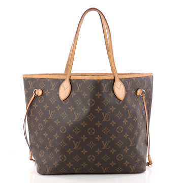 Louis Vuitton Neverfull Tote Monogram Canvas MM Brown 3129604