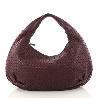 Bottega Veneta Belly Hobo Intrecciato Nappa Large Purple 3129801
