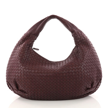 Bottega Veneta Belly Hobo Intrecciato Nappa Large Purple 3129801