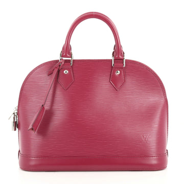 Louis Vuitton Alma Handbag Epi Leather PM Pink 3132001