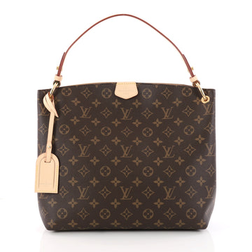 Louis Vuitton Graceful Handbag Monogram Canvas PM Brown 3137401