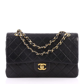 Chanel Vintage Classic Double Flap Bag Quilted Lambskin 3138501