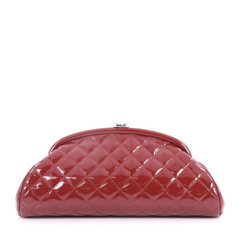 Chanel Timeless Clutch Quilted Patent Red 3140802