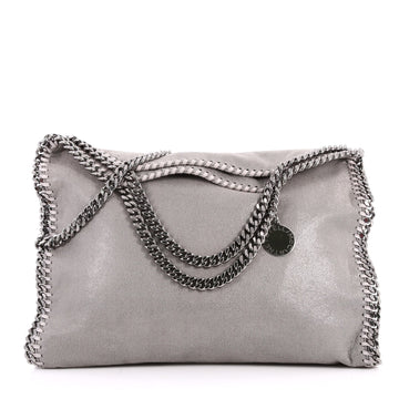 Stella McCartney Falabella Fold Over Bag Shaggy Deer Gray 3141001