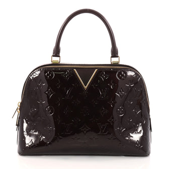 Louis Vuitton Melrose Handbag Monogram Vernis Red 3141002