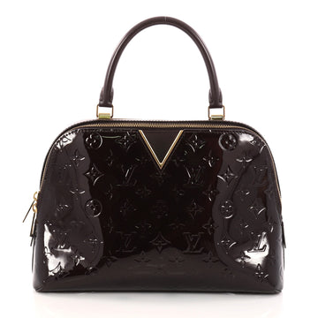 Louis Vuitton Melrose Handbag Monogram Vernis Red 3141002