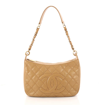 Chanel Timeless CC Chain Shoulder Bag Quilted Caviar 3141202