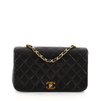 Chanel Vintage 3 Way Full Flap Bag Quilted Lambskin 3141502