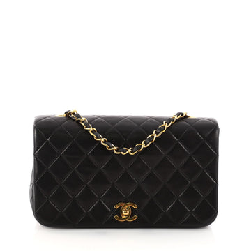 Chanel Vintage 3 Way Full Flap Bag Quilted Lambskin 3141502