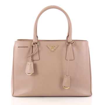 Prada Gardener's Tote Saffiano Leather Medium Pink 3143002