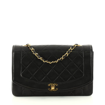 Chanel Vintage Diana Flap Bag Quilted Lambskin Medium 3143603