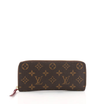 Louis Vuitton Clemence Wallet Monogram Canvas Brown 3144001