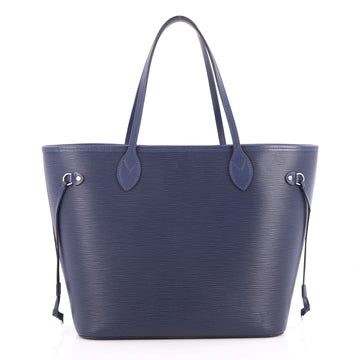 Louis Vuitton Neverfull Tote Epi Leather MM Blue 3144102