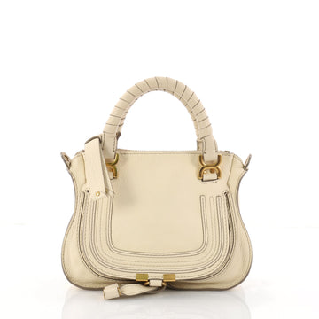 Chloe Marcie Satchel Leather Baby Neutral 3144501
