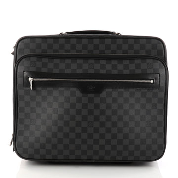 Louis Vuitton Pilot Case Damier Graphite Gray 3144602