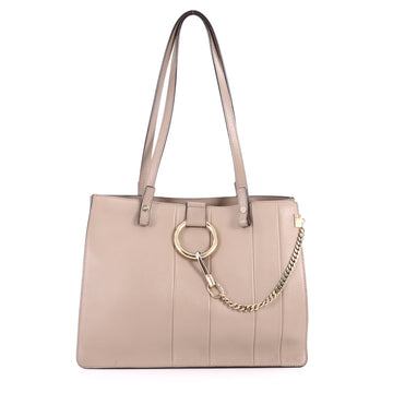 Chloe Faye Tote Leather Small Gray 3145504