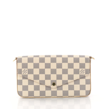 Louis Vuitton Felicie Pochette Damier White 3145601