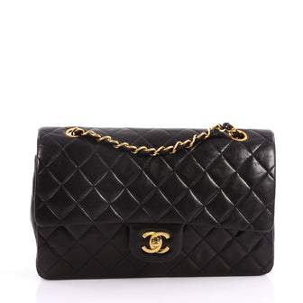 Vintage Classic Double Flap Bag Quilted Lambskin Medium