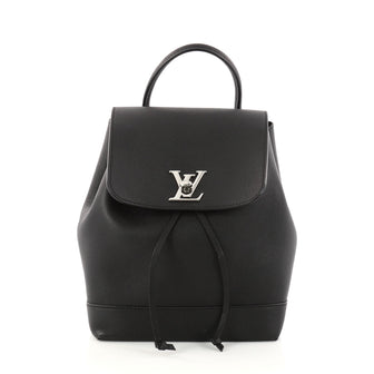Louis Vuitton Lockme Backpack Leather Black 3146803
