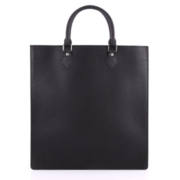 Louis Vuitton Sac Plat Handbag Epi Leather GM Black 3146902