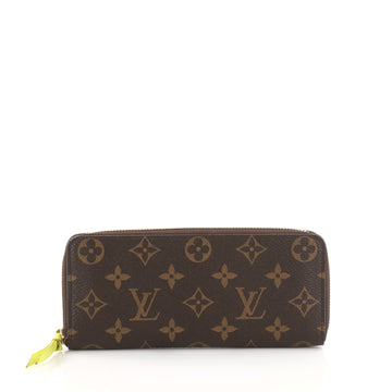 Louis Vuitton Clemence Wallet Monogram Canvas Brown 3148204