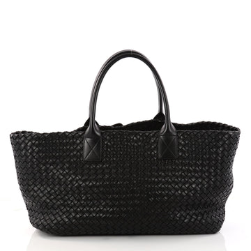  Bottega Veneta Cabat Tote Intrecciato Nappa Medium Black 3149403