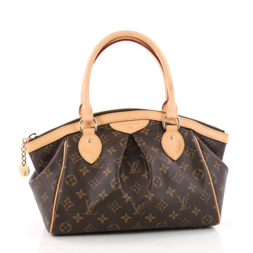Louis Vuitton Tivoli Handbag Monogram Canvas PM Brown 3150601