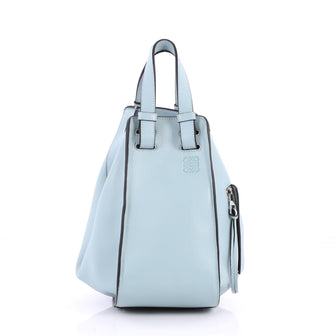 Loewe Hammock Bag Leather Small Blue 3152101