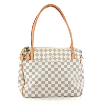 Louis Vuitton Figheri Handbag Damier PM White 3152504