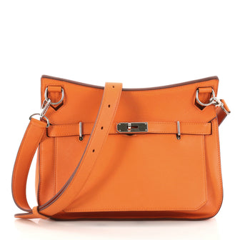 Hermes Jypsiere Handbag Swift 28 Orange 3153501