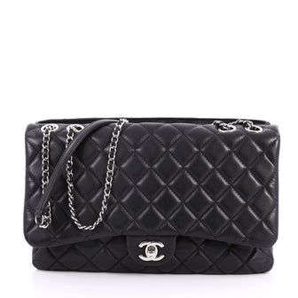Chanel Zip 3 Bag Quilted Lambskin Jumbo 3154502