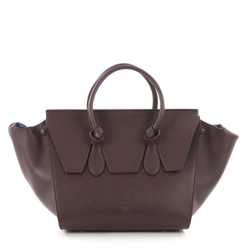 Celine Tie Knot Tote Smooth Leather Small Red 3154901