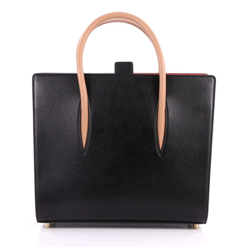 Christian Louboutin Paloma Tote Leather Medium Black 3155601