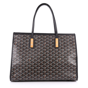 Goyard Marquises Handbag Coated Canvas Black 3157205